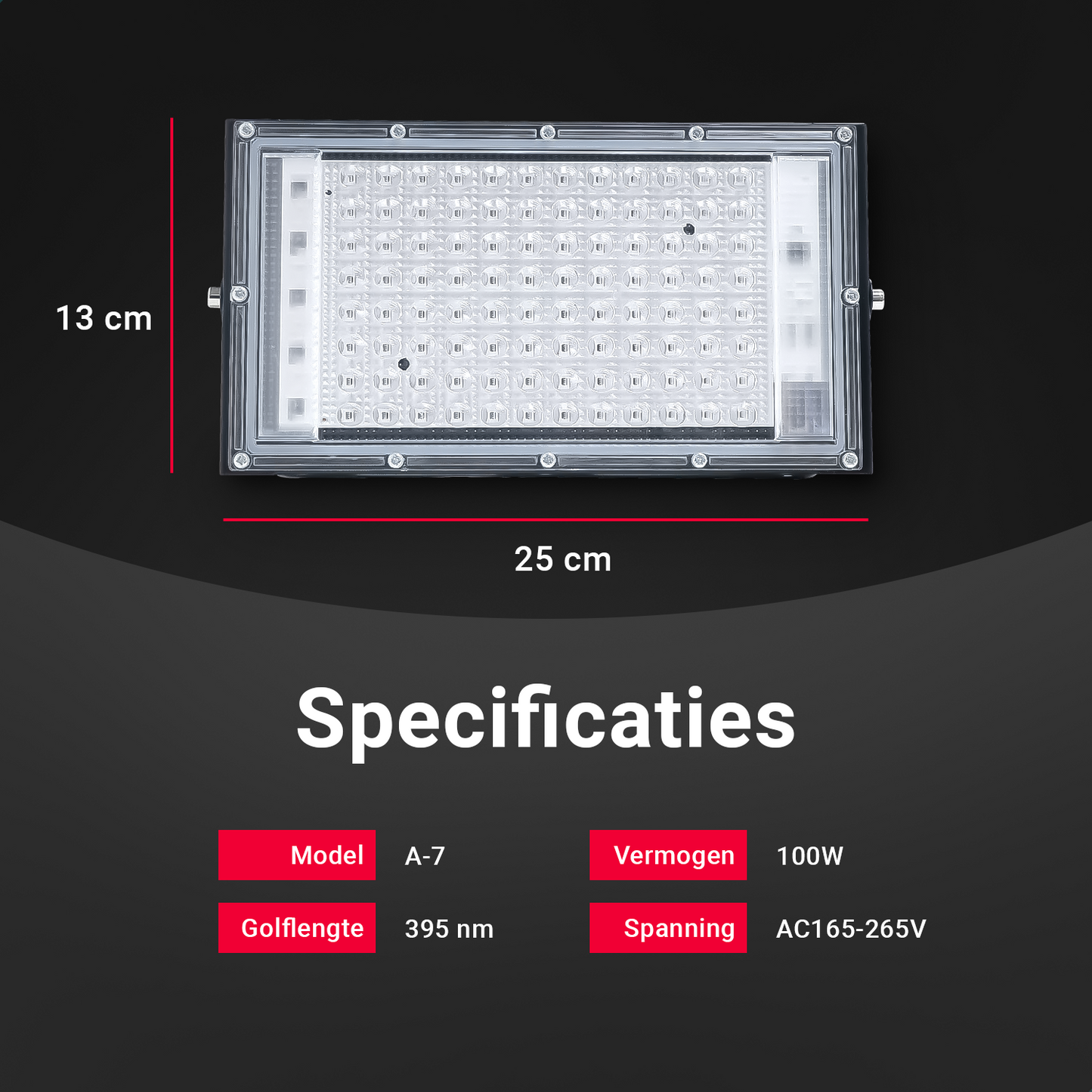 100W Blacklight (UV) Lamp