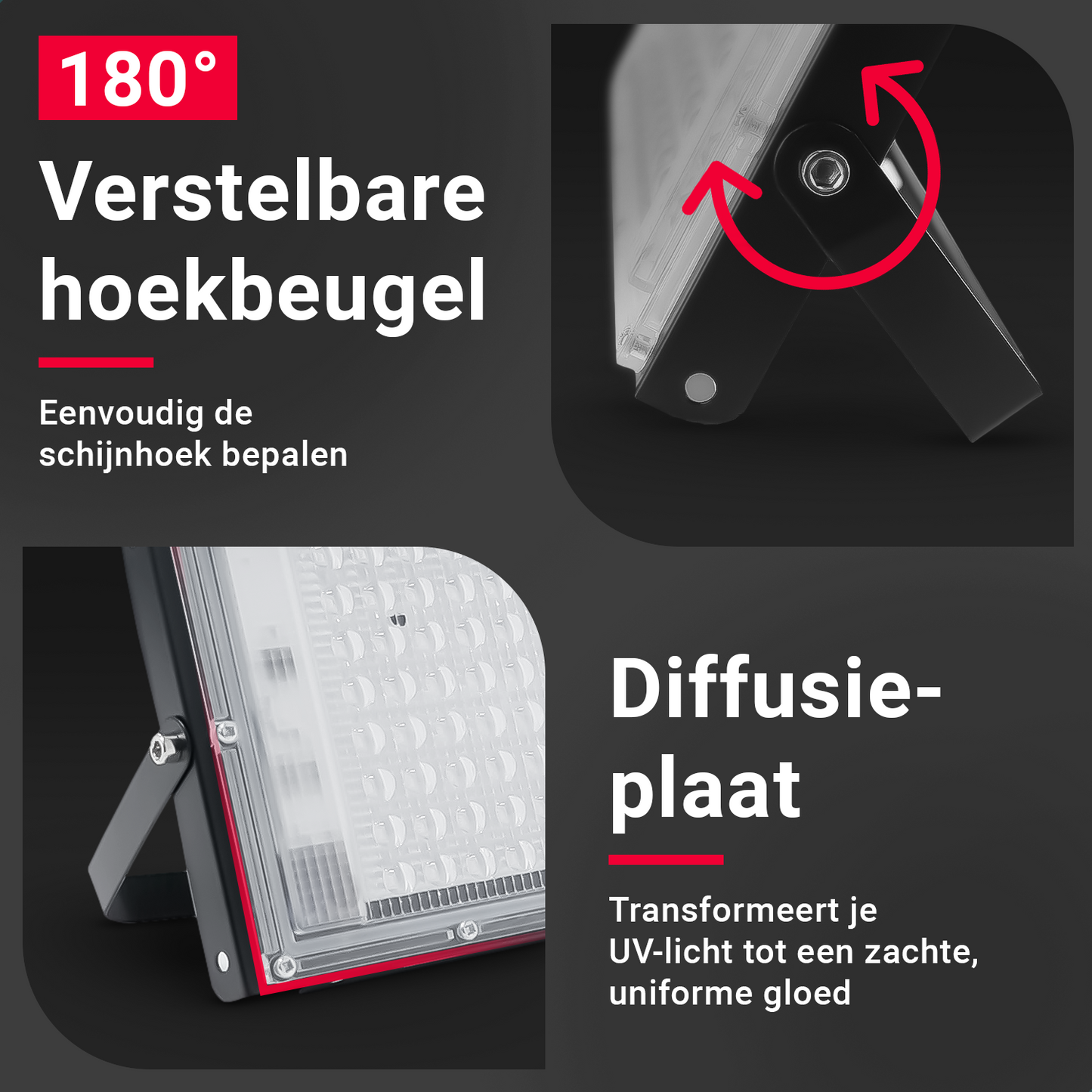 Installatiebeugel van de 100W Blacklight UV Lamp – YPE