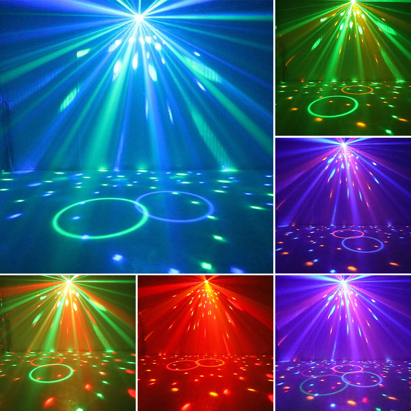 Verschillende lichteffecten van de Mini Discolamp – YPE