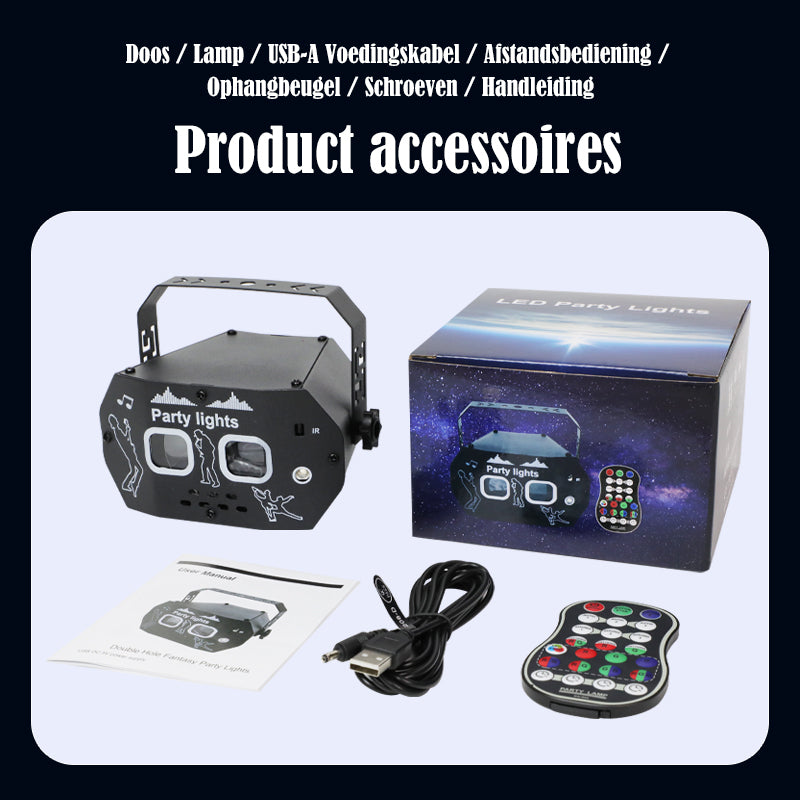 Meegeleverde accessoires Mini LED & Laser Droom Lamp – YPE