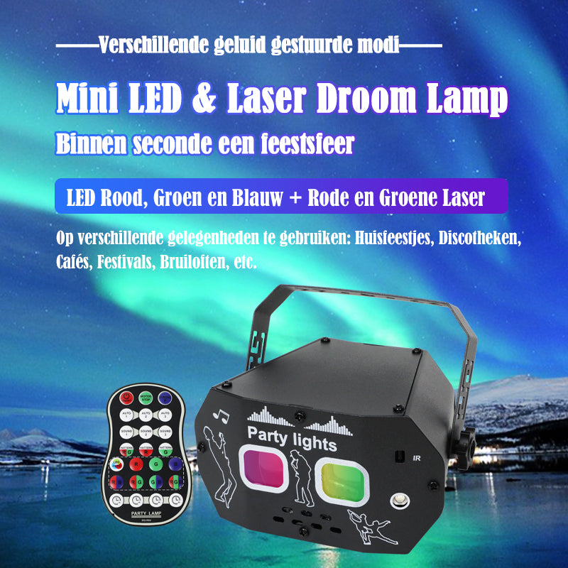 Mini LED & Laser Droom Lamp – overzicht van naam en productbeschrijving – YPE