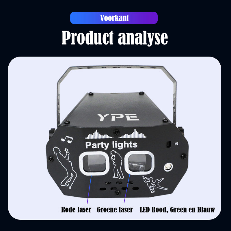 Voorkant productbeschrijving Mini LED & Laser Droom Lamp – YPE