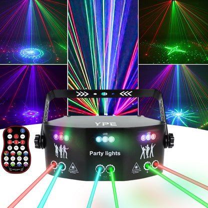 Party Laser met 15 outputs
