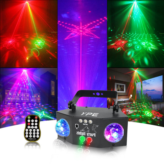 Double Discobal Laser Lamp