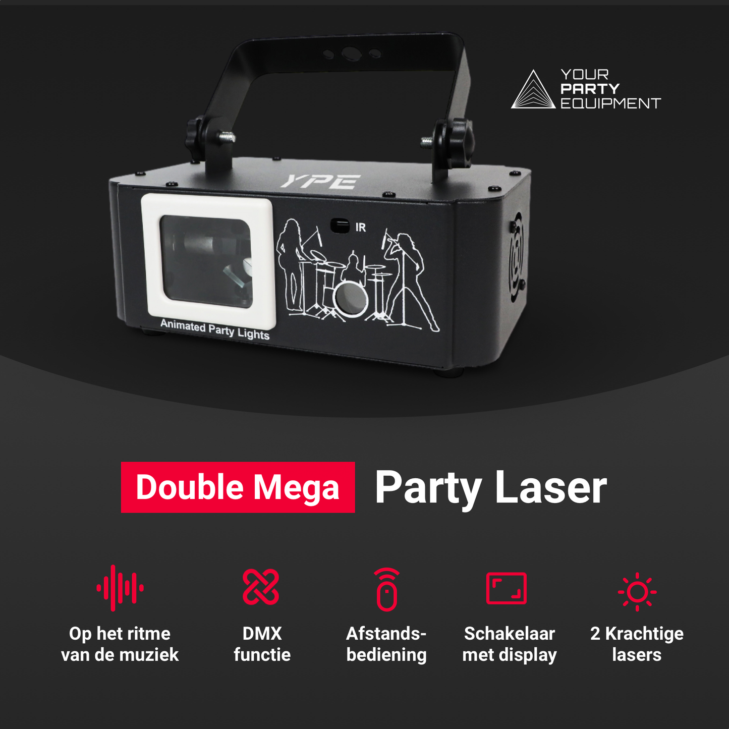 Double Mega Party laser