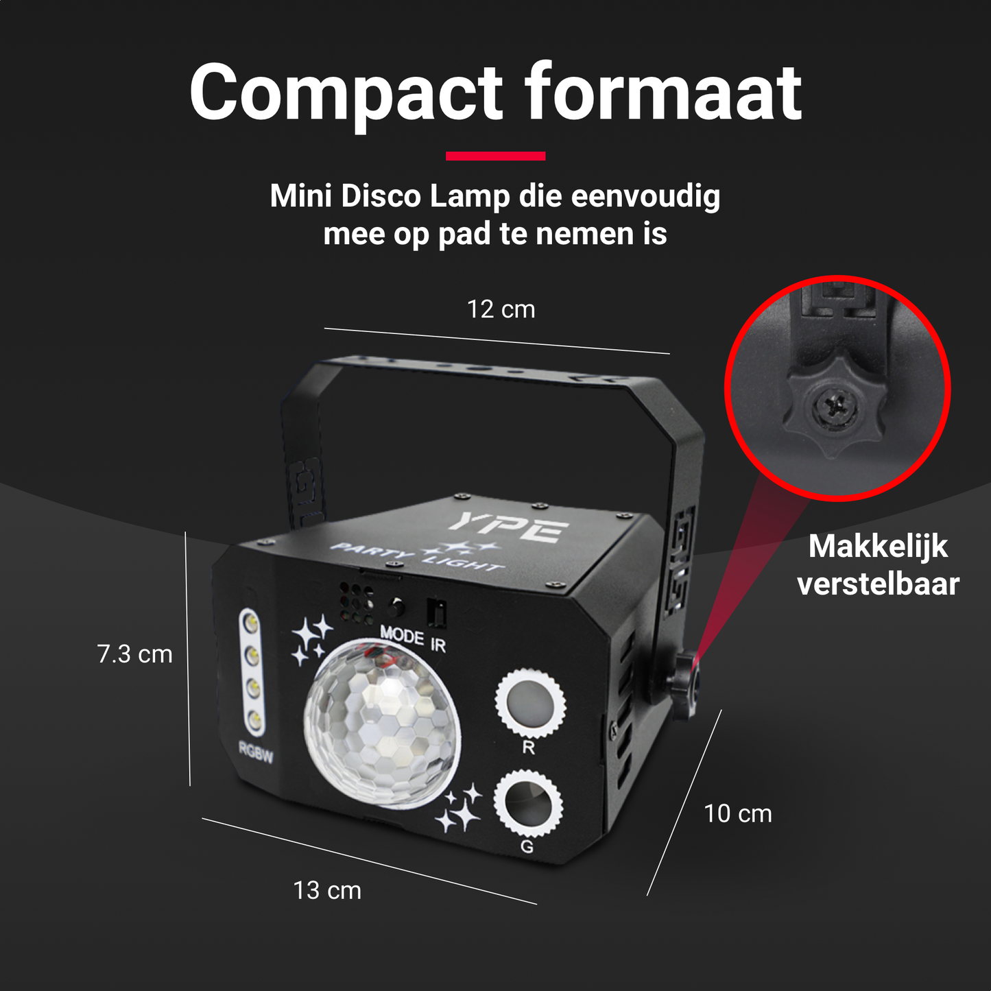 Mini Multifunctionele Disco Lamp