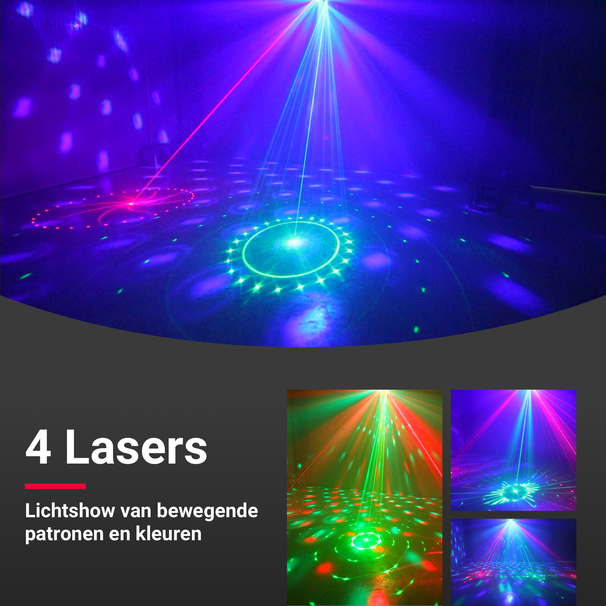 Uitleg van de lasers van de 7-Hole Disco Laser Lamp – YPE