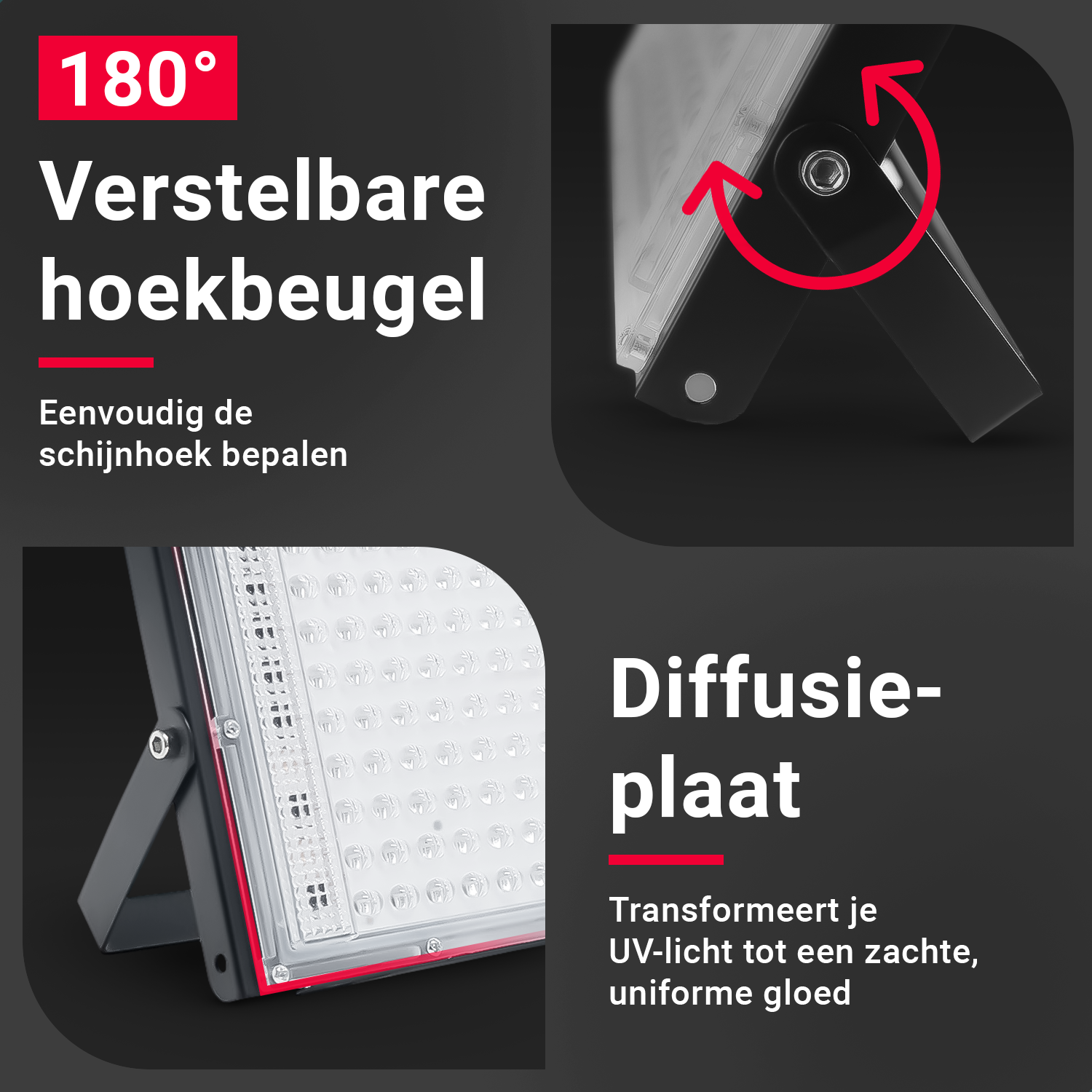 Installatiebeugel van de 200W Blacklight UV Lamp – YPE