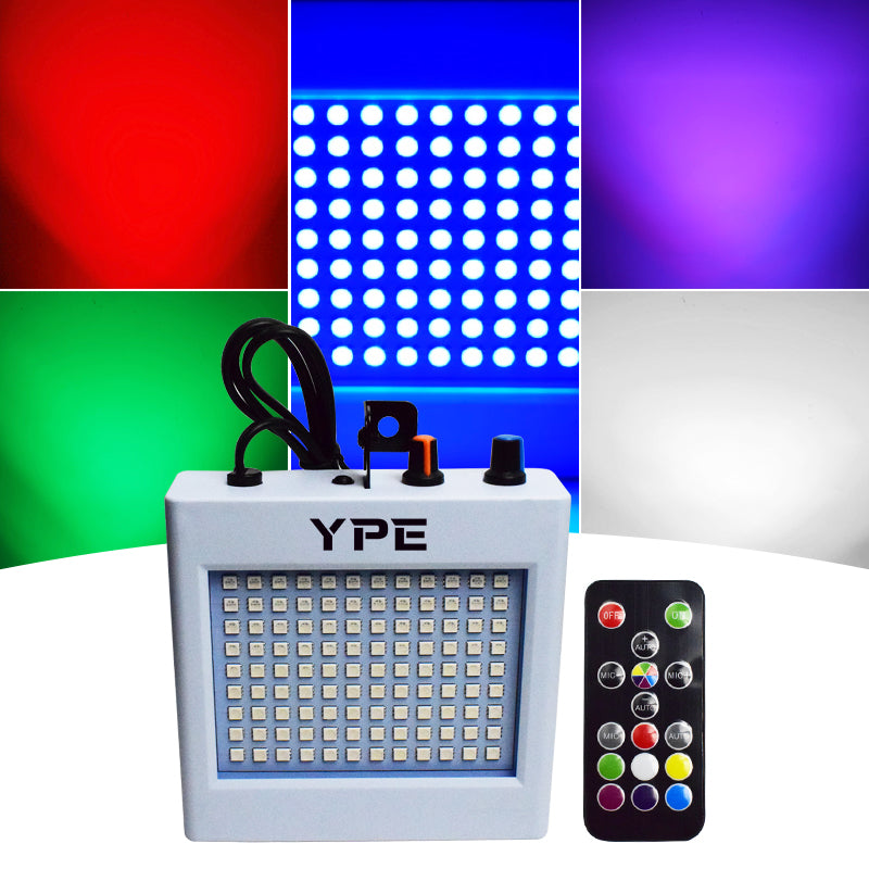 35W LED Stroboscoop Lamp met 7 Kleuren en Afstandsbediening – YPE