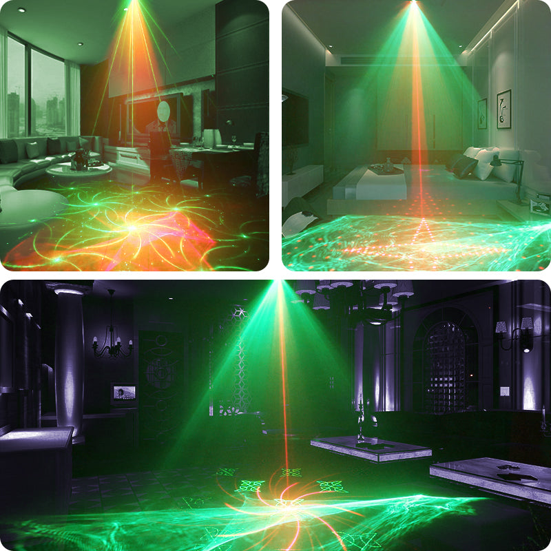 Effectweergave in ruimte 1 met Mini Disco Lamp met Droom Effect – YPE