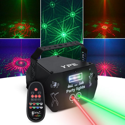 Mini Disco Laser met Stroboscoop – Compacte Party Laser & LED – YPE