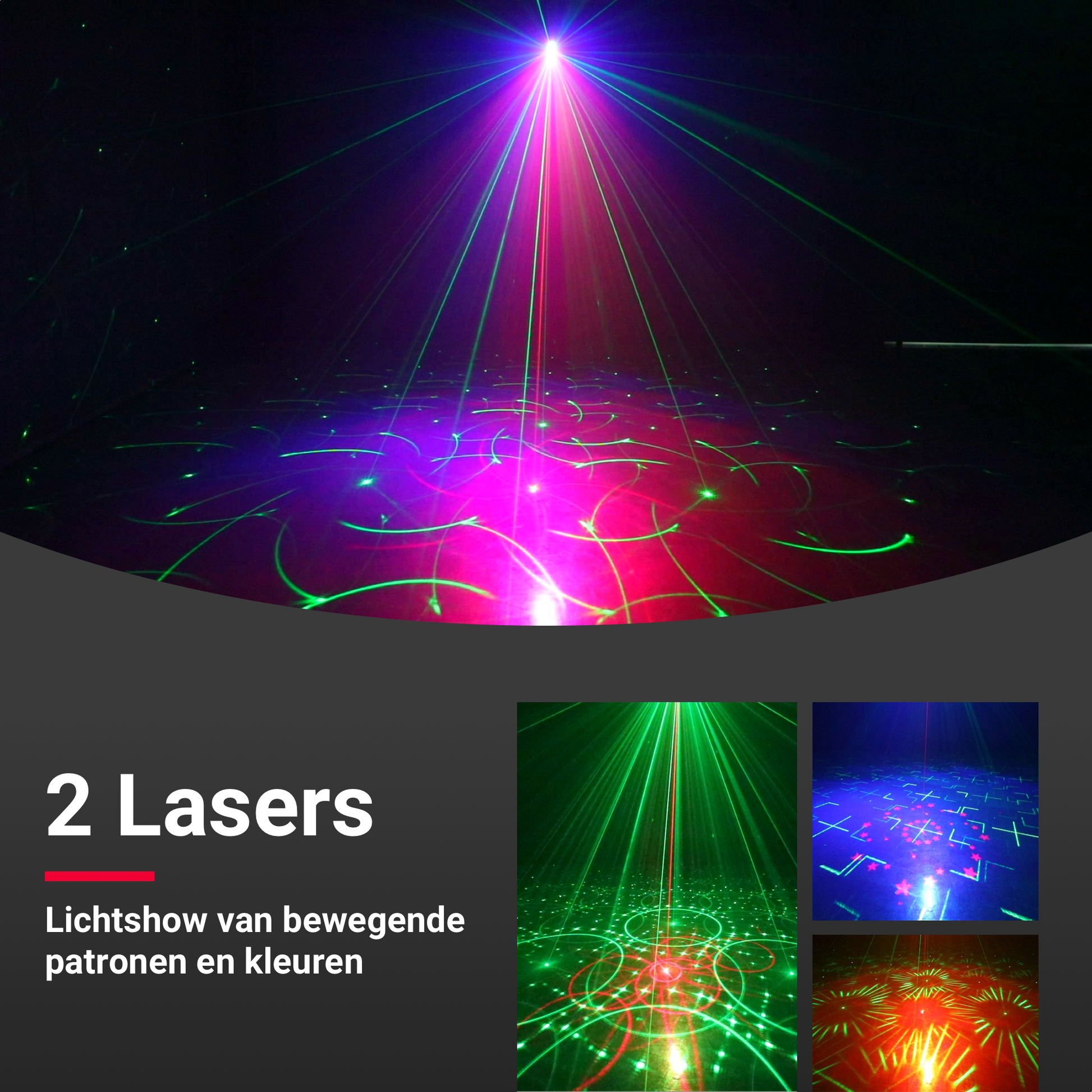 Uitleg van de laser- en LED-effecten van de Mini LED & Laser Party Lamp – YPE