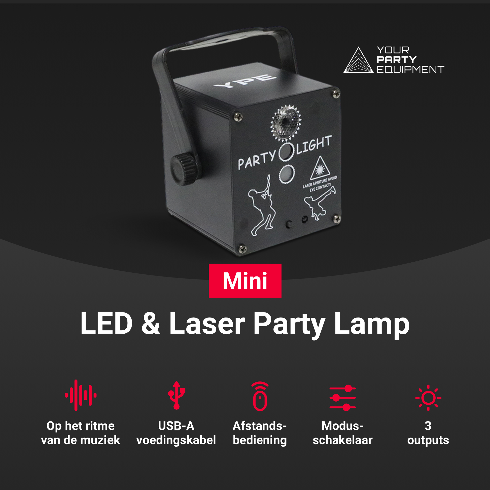 Belangrijkste voordelen van de Mini LED & Laser Party Lamp – YPE